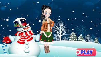 Christmas Dress up Girl Games captura de pantalla 3