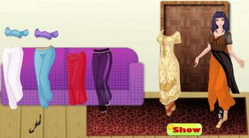 Indian Fashion Game Dress Up syot layar 2