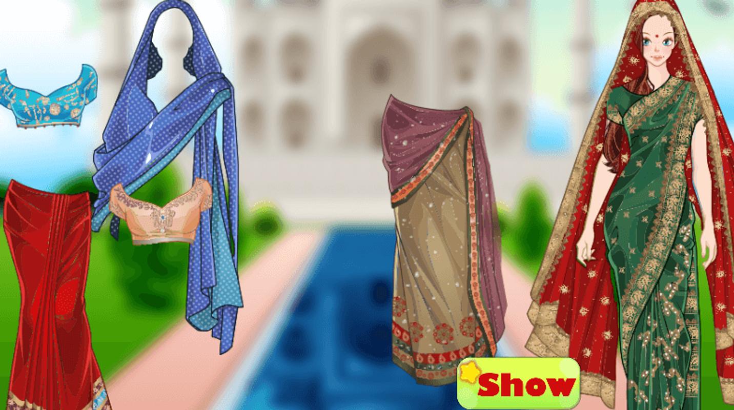 Saree Dress Up Games For Indian Wedding Free Online Goldin Ma