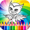 Coloring  pj with mask go APK