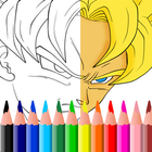 Coloring for goku Pro-icoon