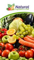 Natural Vegetables & Fruits poster