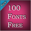 100 Fonts Free
