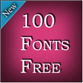 100 Fonts Free