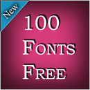 100 Fonts Free APK