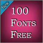 100 Fonts Free-icoon