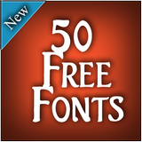 50 Free Fonts icône