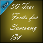 50 Free Fonts for Samsung S4 आइकन