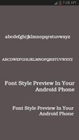 Poster 50 Free Fonts for Samsung S4