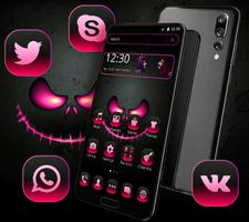 Dark Devil Purple Cat Theme penulis hantaran