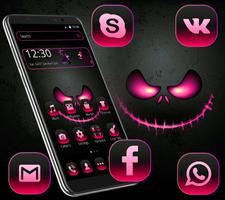 Dark Devil Purple Cat Theme syot layar 1