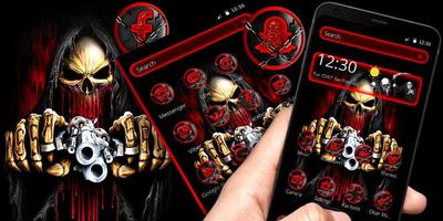 Devil Skull Gun Theme imagem de tela 3
