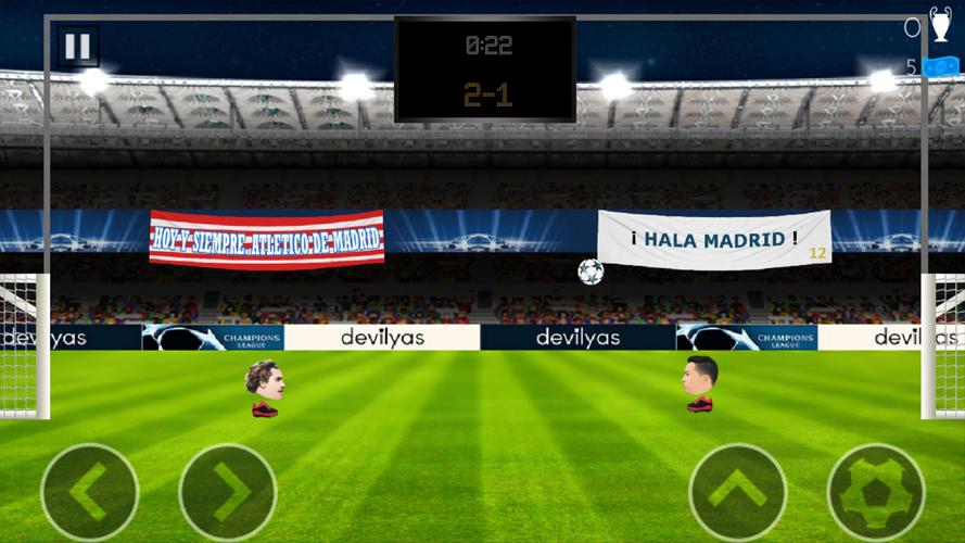 Head FootBall: Champions League 2018 Android - APK Baixar