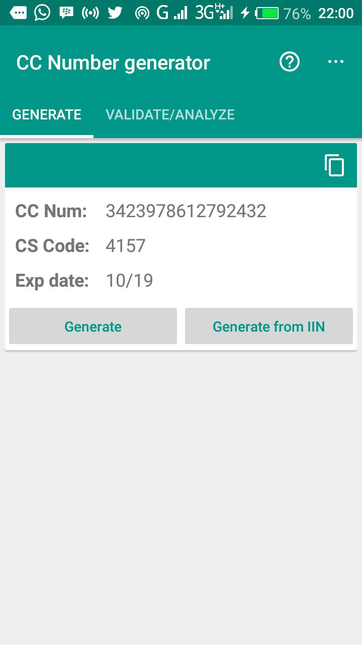 Credit Card Generator Verifier For Android Apk Download