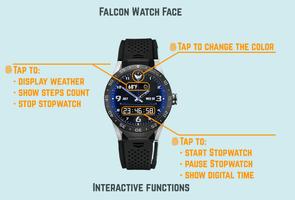 Falcon Watch Face capture d'écran 1