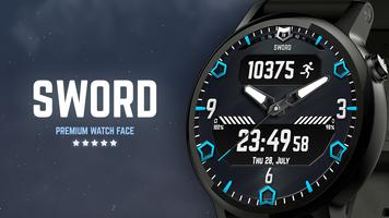 Sword Watch Face Affiche
