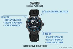 Sword Watch Face screenshot 2