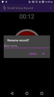 Small Voice Recorder تصوير الشاشة 2