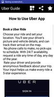 Guide for Uber - Car Booking Ride Or Drive capture d'écran 2