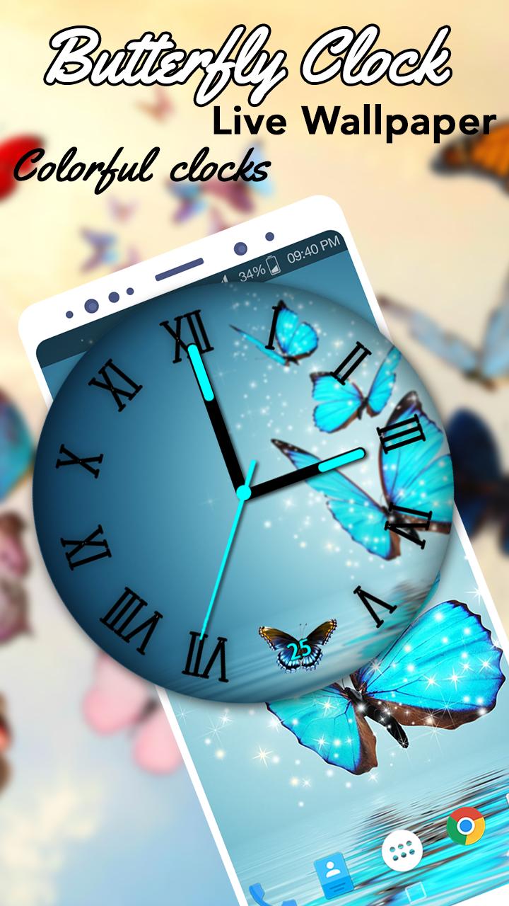 Featured image of post Butterfly Clock Wallpaper : Butterfly wallpaper clock (version 7.5.3) has a file size of 17.83 mb and is available for download from our website.