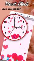 Heart Clock Live Wallpaper capture d'écran 1