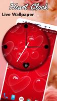 Heart Clock Live Wallpaper capture d'écran 2