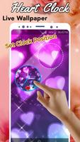 Heart Clock Live Wallpaper скриншот 3