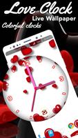 Love Clock Live Wallpaper Affiche