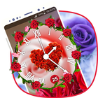 Rose Clock Live Wallpaper ícone