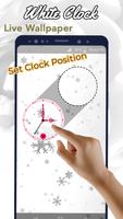 White Clock Live Wallpaper স্ক্রিনশট 3