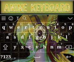 anime keyboard theme الملصق