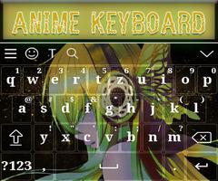 anime keyboard theme Affiche