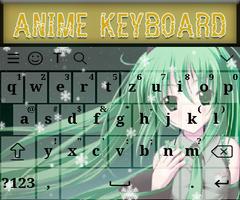 anime keyboard theme تصوير الشاشة 1