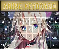 برنامه‌نما anime keyboard theme عکس از صفحه