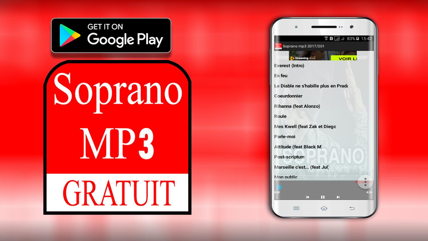 Ecouter Music soprano mp3 APK for Android Download