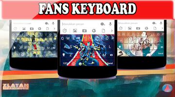 PSG Keyboard Fans Affiche