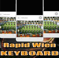 Rapid Wien Keyboard Themes imagem de tela 1