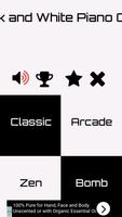 Black and White Piano Game پوسٹر