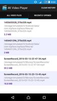 4K UHD Video Player screenshot 1