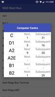 پوستر Next Bus for NUS Shuttle