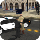 Police Car Chase Crime City Driving Simulator 3D أيقونة
