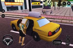 Taxi Car Driving - Cab Driver Simulator 2018 Pro plakat