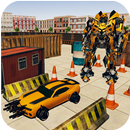 New Robot Car Transform Parking-Car Parking Driver APK