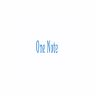 One Note icône