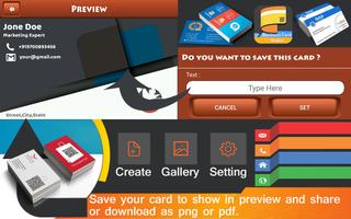Business Card Maker capture d'écran 3