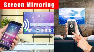 Espelho de tela para espelhamento TV inteligente Cartaz