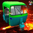 Superhero Tuk Tuk Rikshaw vs Floor Lava Battle 3d icon