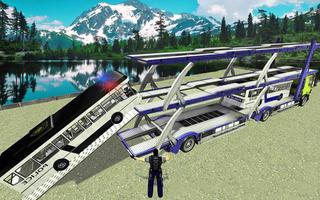 Police bus transporter simulator 3d screenshot 1