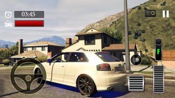 Car Parking Audi A3 Simulator Affiche