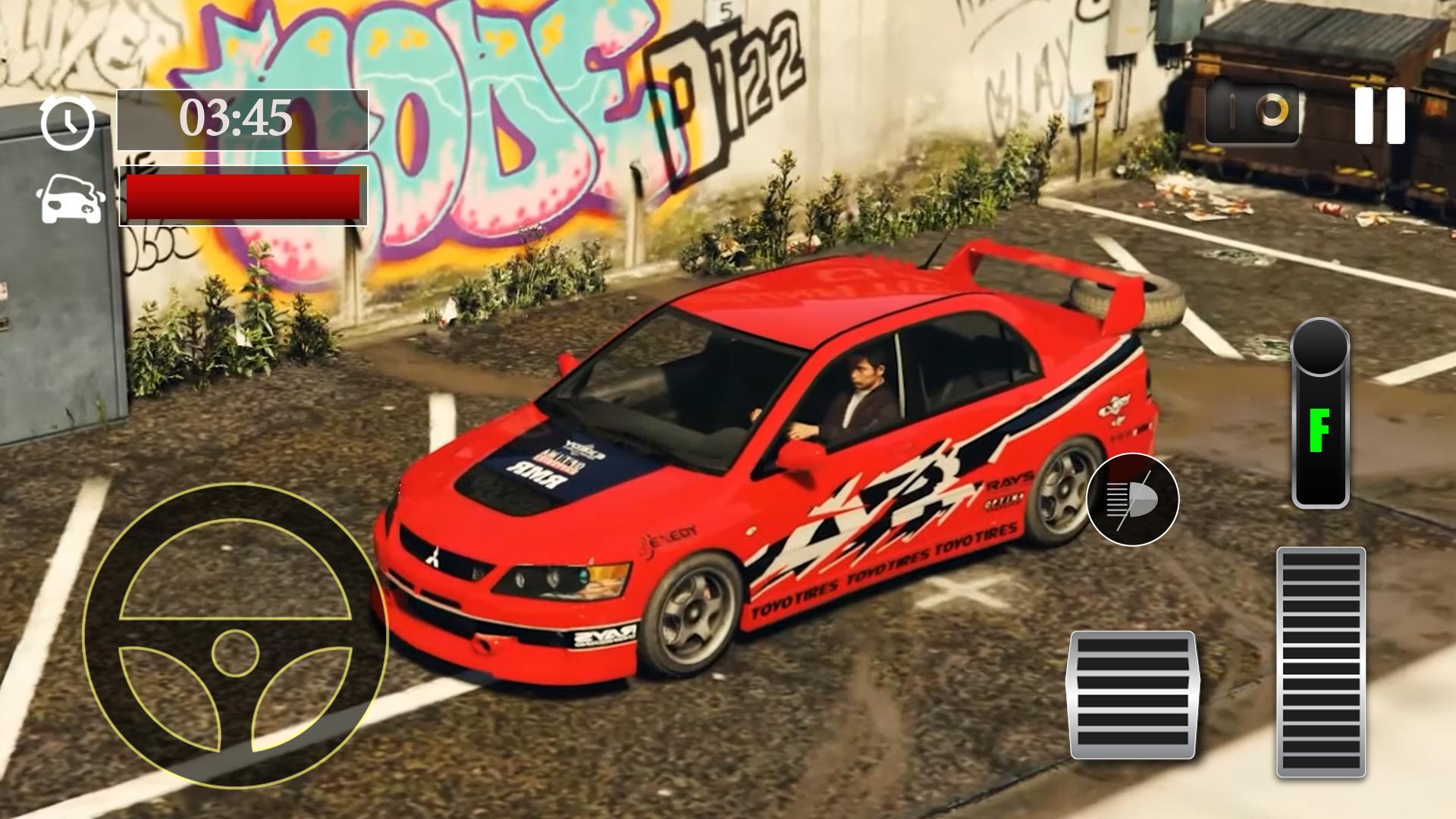 Car Parking Mitsubishi Evo 9 Tokyo Drift Simulator For Android Apk Download - mitsubishi lancer evo tokyo drift roblox